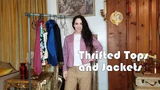 THRIFT STORE SHIRTS AND JACKETS HAUL //Goodwill and other thirft stores
