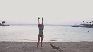 Йога на Красном море 55 сек