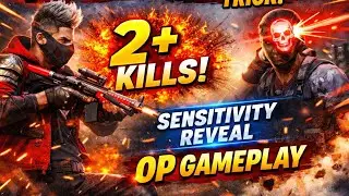 Free Fire Pro Player vs Noob😱| 1v4 Clutch Moments | Auto Headshot Trick🤯 | Sensitivity HUD Setting |