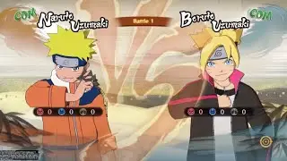 Kid Naruto vs Kid Boruto (Cpu vs Cpu)