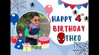 Happy 4th Birthday Theo
