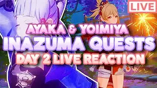 INAZUMA STORY QUESTS!!! | GENSHIN IMPACT 2.0 GAMEPLAY AND REACTION