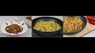Три очень вкусных блюда в одной сковороде
