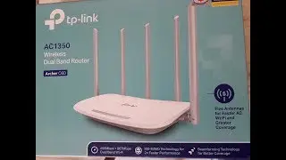 Unboxing | TP-Link Archer C60 AC1350 Wireless Dual Band Router 2019