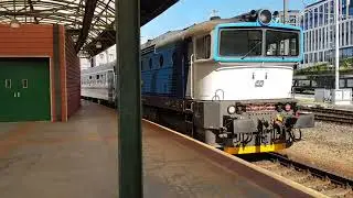 CD Class 750 - 750705 departing Praha Hlavní nádraží Station on 10/09/24