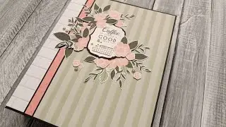 ☕ COFFEE and FRIENDS 💕 Scrapbook Album 7" x 8.50" | ☕ 90 + PHOTOS |  lot of insert | Echo Park