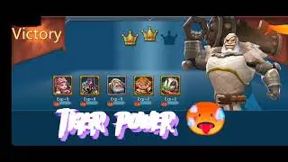Lords Mobile Colosseum|| With Tiger's magical heros 👀#MHTiger#lordsmobile