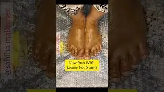 Feet Cleaning Hometips/Get Fair Feet In 5 Mnts Instantly l#tanremove #pedicure #viralvedio#ytshorts