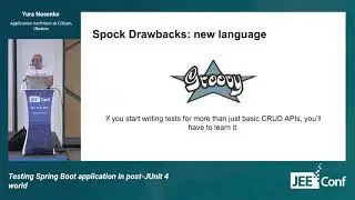 Testing Spring Boot application in post-JUnit 4 world (Yura Nosenko, Ukraine) [RU]