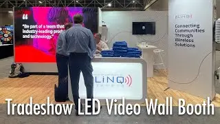 10ft Tradeshow LED Video Wall at Mobile Apps Unlocked Tampa Bay, FL | WISPA in New Orleans, LA