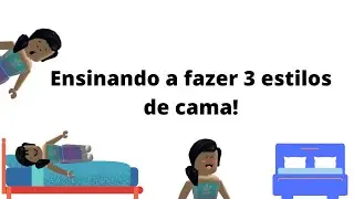Ensinando a Fazer 3 estilos de cama! : Arco -Íris ,Panda ,Moderno