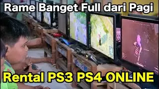 Di Rental PS ini Ramai Banget BOCIL Main PUBG PS4 !!!