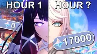 I farmed 17,000 primogems for Columbina AND Zibai in Genshin Impact