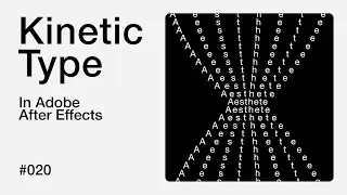 After Effects Tutorial: Kinetic Typography 