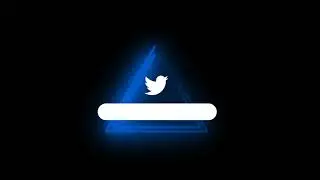 Twitter Neon Logo | Twitter Neon Logo Black Screen | Neon Twitter Logo No Copyright