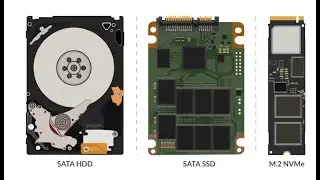 SSD PCIe 3.0/4.0 vs SATA SSD vs HDD (mechanische Festplatte)