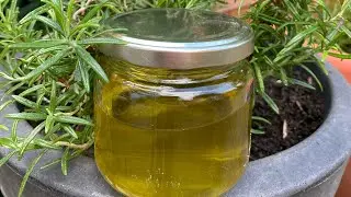 Only 2 ingredients and your hair will grow and shine like crazy 🌿Rosemary oil 🌿 Hair treatment .