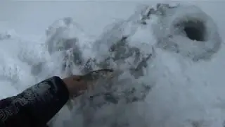 A good day for grayling fishing in the dead of winter.
