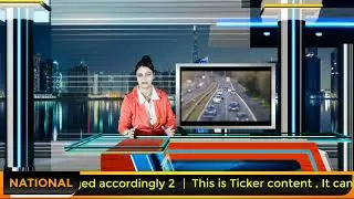 Preview  for kinemaster  Motiondiva Broadcast 06 STUDIO1 TICKER