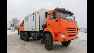 Новая передвижная ремонтная мастерская на шасси КАМАЗ-43118 6х6 с КМУ Инман ИМ 150 от 