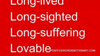 Positive words That Start with L | Positive words starting with L
