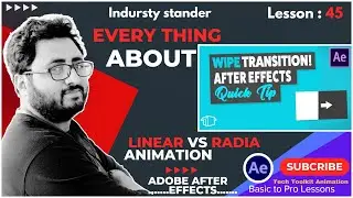 "Linear vs. Radial Wipe in Adobe After Effects | Basic to Advanced Tips | Urdu/Hindi Tutorial"