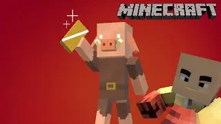 Minecraft, tapi aku ga boleh ketemu piglin jika dinethe...  jadi harus kaya dream Propesional