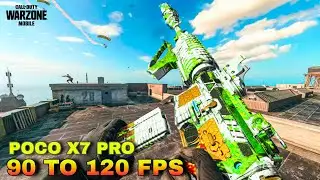 90 TO 120 FPS WARZONE MOBILE || WARZONE MOBILE HIGH GRAPHICS POCO X7 PRO || WARZONE MOBILE LAG FIX