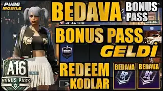 PUBG MOBILE 😱 FREE BONUS PASS! | ALL REDEEM CODES | LEGENDARY A16 BONUS PASS IS HERE 🔥