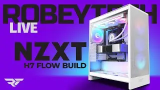 Giveaways + $3000 NZXT H7 Flow RGB Step by Step Build (14700K / RTX 4070 Ti Super)