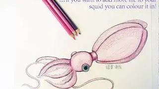 How to draw a squid