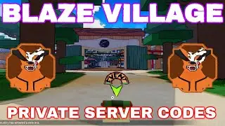 Blaze Village private Server codes in shindo Life |