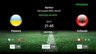 ✅✅ ✅Аналитический прогноз. Украина - Албания. Лига наций УЕФА  Лига B. 7 сентября 2024