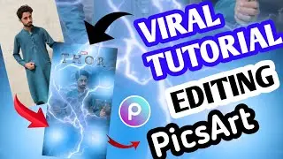 picsArt Thor photo editing || PicsArt Lightning Effect || PicsArt tutorial