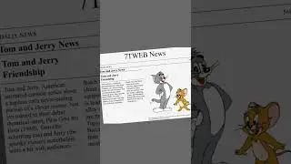 Tom and Jerry Last part news paper #coding #webdesign #css3code #webdevelopment #html #cssanimation