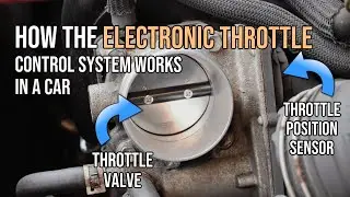 How the Electronic Throttle Control System Works in a Car, Throttle Valve, Throttle Body, TPS