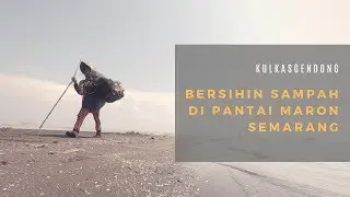 Bersihin Sampah Di Pantai Maron Semarang