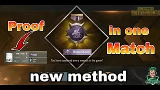 Weapon master title new method !!pubg mobile Tips and tricks