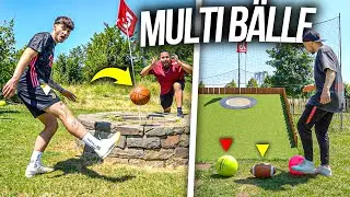 MULTI BÄLLE FUßBALL GOLF CHALLENGE!