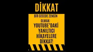 YouTubedaki yanıltıcı içeriklere dikkat #eticaret #onlinesatis #ekgelir #ekonomi #trendyol