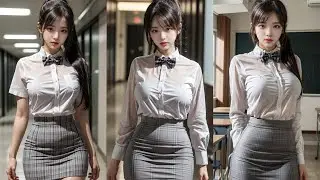 [AI Photobook] Korean High School Uniform lookbook / 한국 고등학교 교복 ai 룩북 