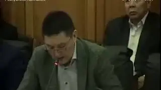 Вопрос о председателе Избирательной комиссии Калмыкии Дикалове А.Н. 14 сессия Хурала РК 27.02.2020