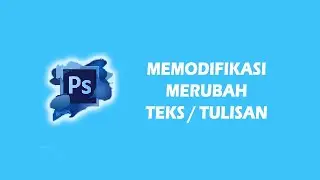 Cara membuat tulisan menjadi lebih bagus di photoshop | Belajar photoshop untuk pemula