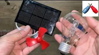 Ampül ile güneş pili çalıştırma