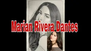 #2 MARIAN RIVERA Portrait Drawing//Realistic