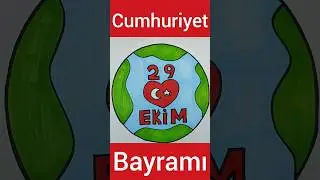 Kolay 29 Ekim Cumhuriyet Bayramı Resmi Nasıl Çizilir 
