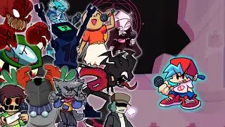 FNF Worship 🎧 But Everyone Characters Sings It VS Sarvente