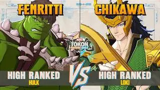 FENRITTI (Hulk) vs CHIKAWA (Loki) ▰ MARVEL TOKON: High Level Gameplay