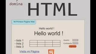 HTML:Parrafos, titulos y colores.