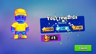 Amazing MrBeast level on Stumble guys - Another victory!